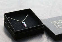 Load image into Gallery viewer, Blue Opal Trio Necklace
