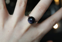 Load image into Gallery viewer, Blue Sandstone Faceted Cocktail Ring
