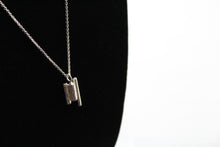 Load image into Gallery viewer, Tube Ladder Pendant on chain
