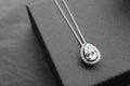 Clear CZ Crown Jewels Pendant with Chain