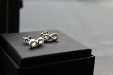 Load image into Gallery viewer, Clear CZ Infinity Studs
