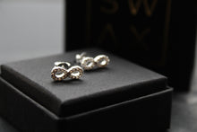 Load image into Gallery viewer, Clear CZ Infinity Studs
