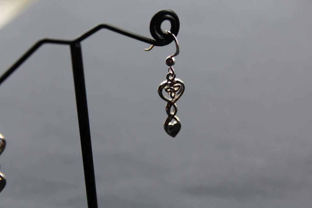 Celtic Love Spoon Drop Earrings