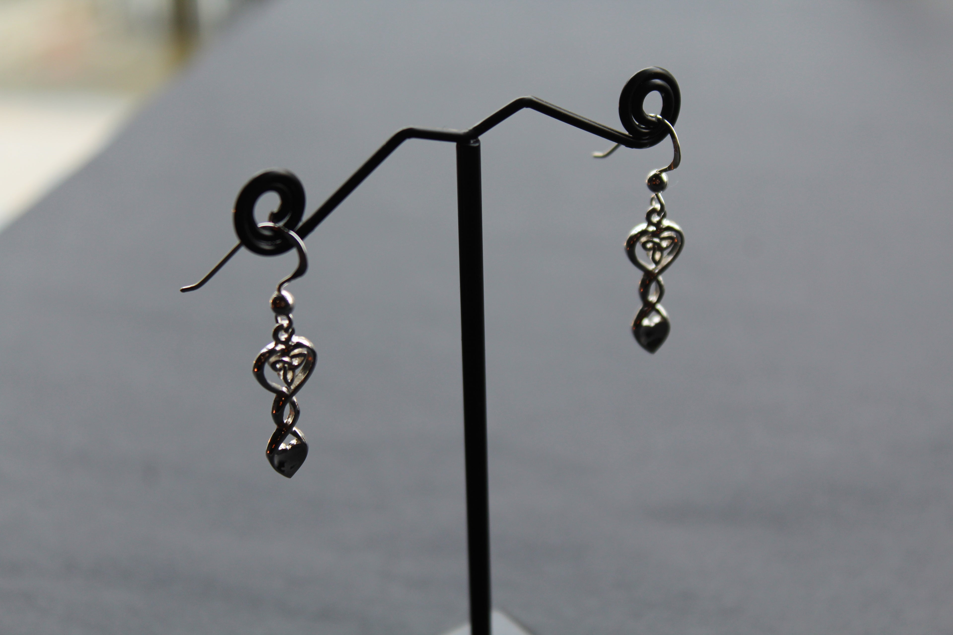 Celtic Love Spoon Drop Earrings