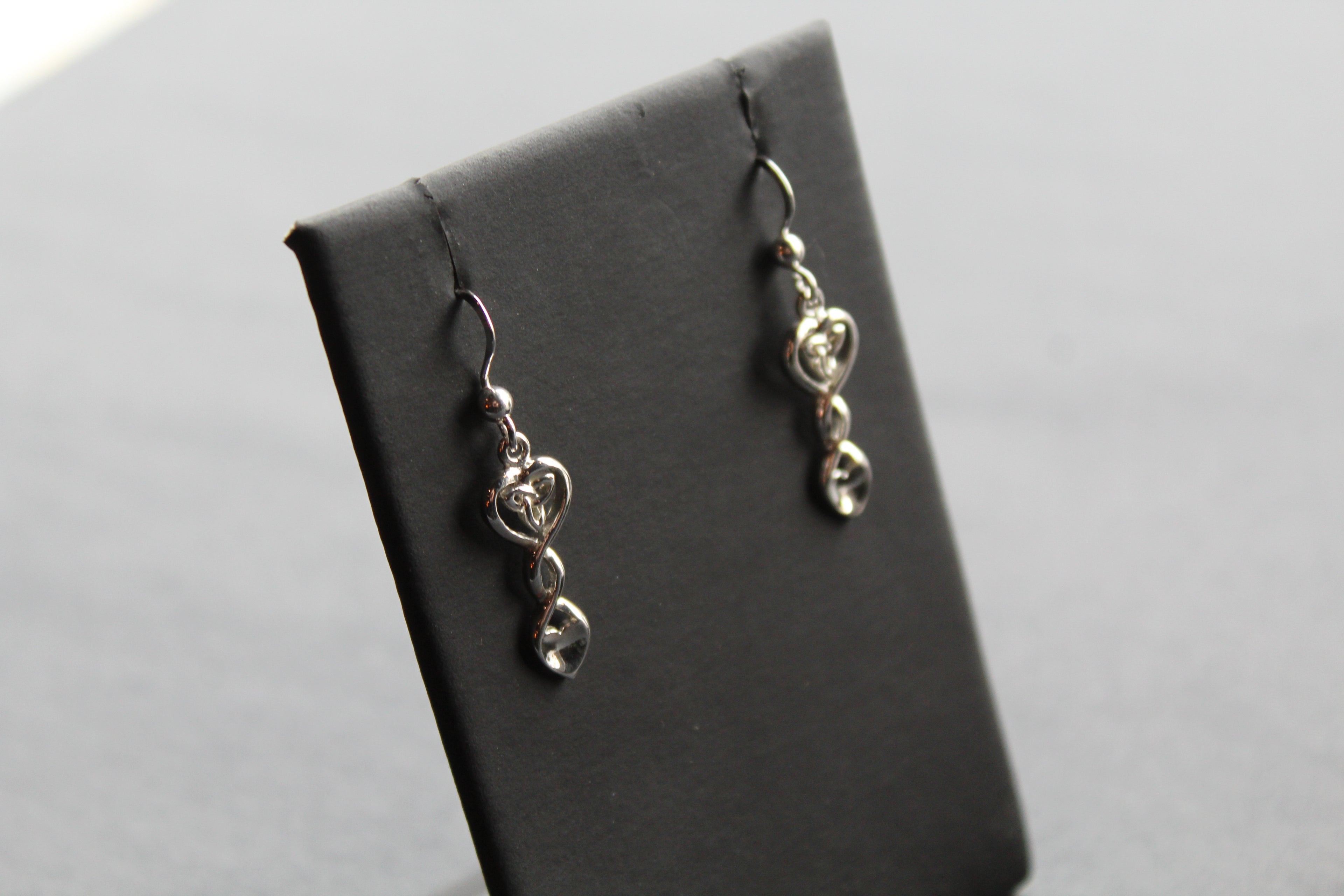 Celtic Love Spoon Drop Earrings