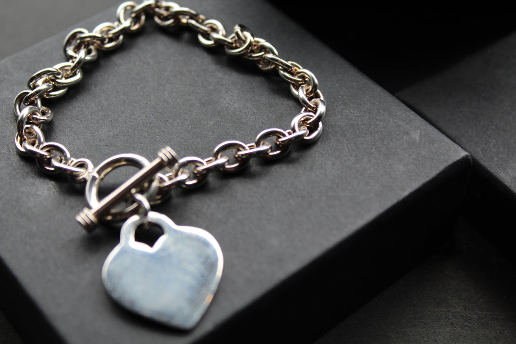 Charmed Heart Chain Bracelet
