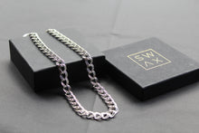 Load image into Gallery viewer, Chunky Silver  Double Linked Curb Chain
