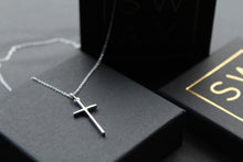 Load image into Gallery viewer, Classic Silver Cross Necklace
