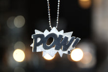 Load image into Gallery viewer, Comic &quot;POW&quot; Pendant with Chain
