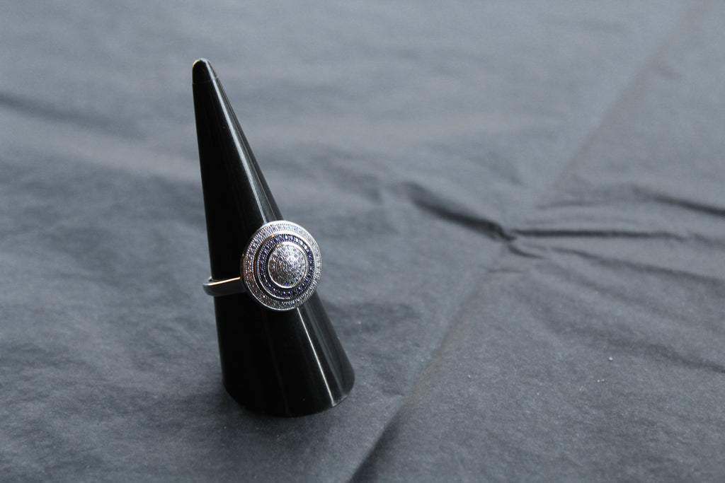 Cubic Zirconia Amethyst Ring