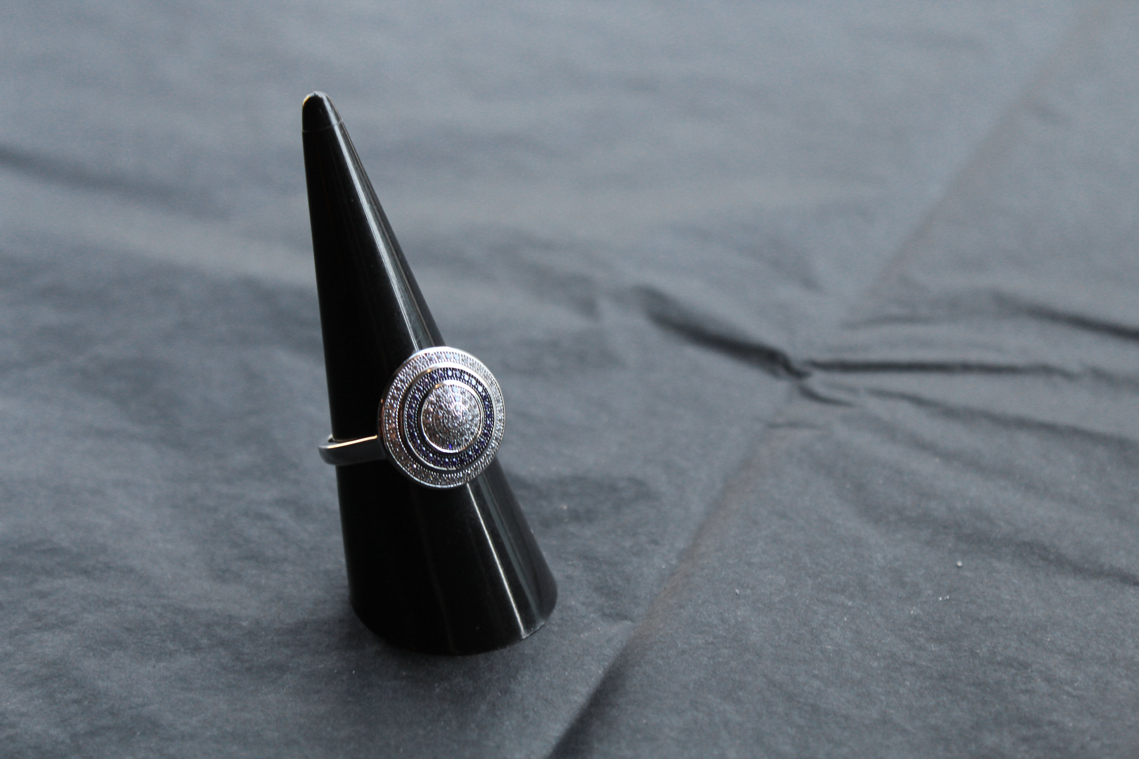 Cubic Zirconia Amethyst Ring