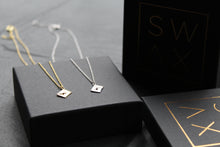 Load image into Gallery viewer, Clear CZ Love Letter Necklace
