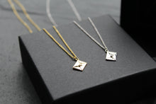 Load image into Gallery viewer, Clear CZ Love Letter Necklace
