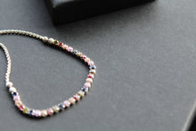 Load image into Gallery viewer, Cubic Zirconia Rainbow Slider Bracelet
