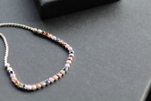 Load image into Gallery viewer, Cubic Zirconia Rainbow Slider Bracelet
