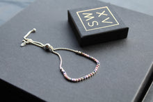 Load image into Gallery viewer, Cubic Zirconia Rainbow Slider Bracelet

