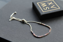 Load image into Gallery viewer, Cubic Zirconia Rainbow Slider Bracelet
