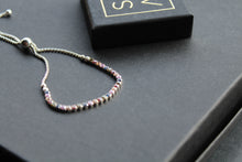 Load image into Gallery viewer, Cubic Zirconia Rainbow Slider Bracelet
