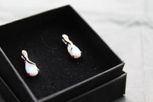 Load image into Gallery viewer, Cubic Zirconia &amp; Opalite Earrings
