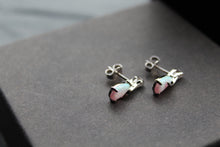 Load image into Gallery viewer, Cubic Zirconia &amp; Opalite Earrings
