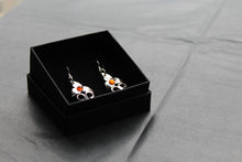 Load image into Gallery viewer, Cutlery Earrings with Amber
