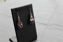 Load image into Gallery viewer, Cutlery Earrings with Amber
