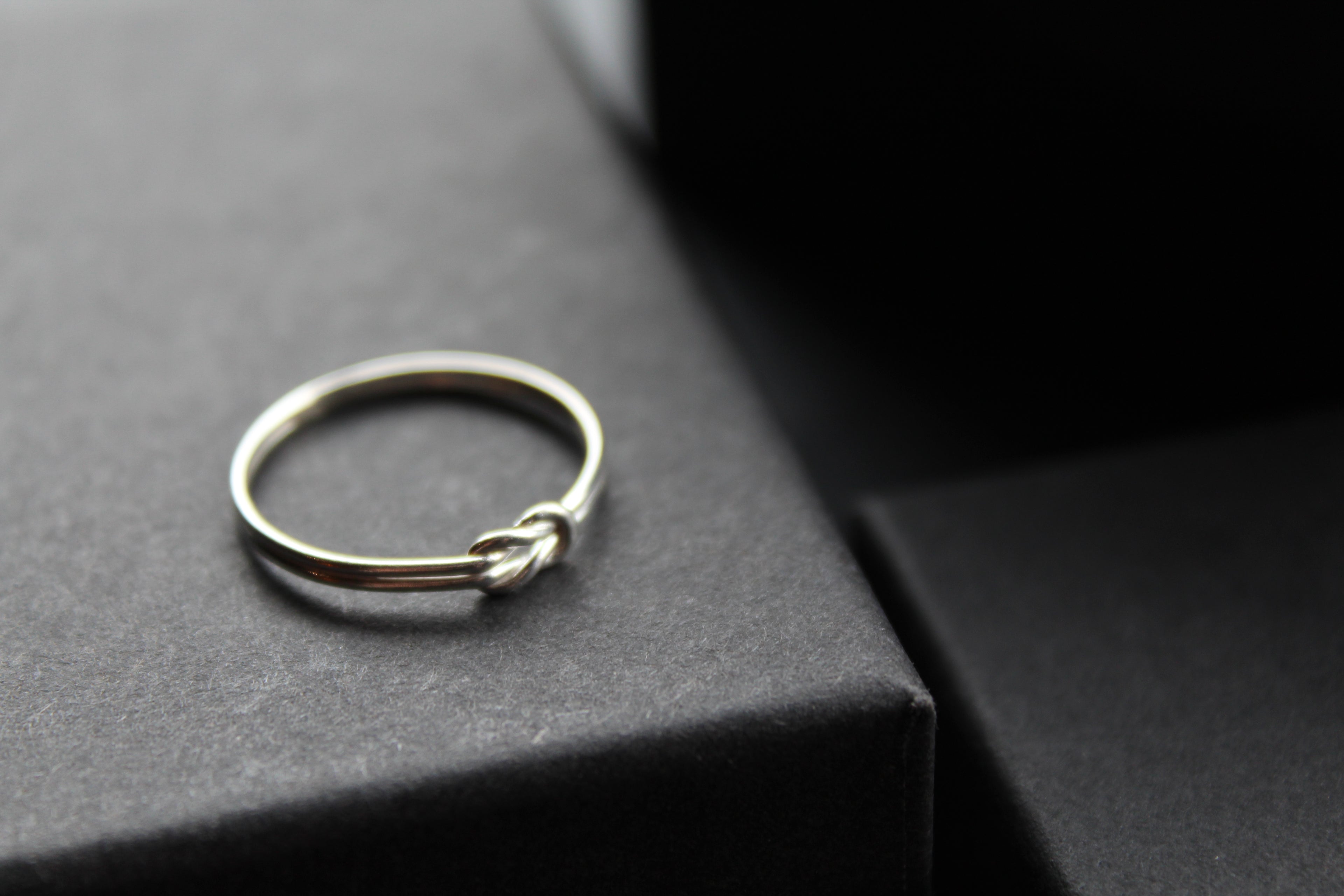 Dainty Infinity Knot Ring