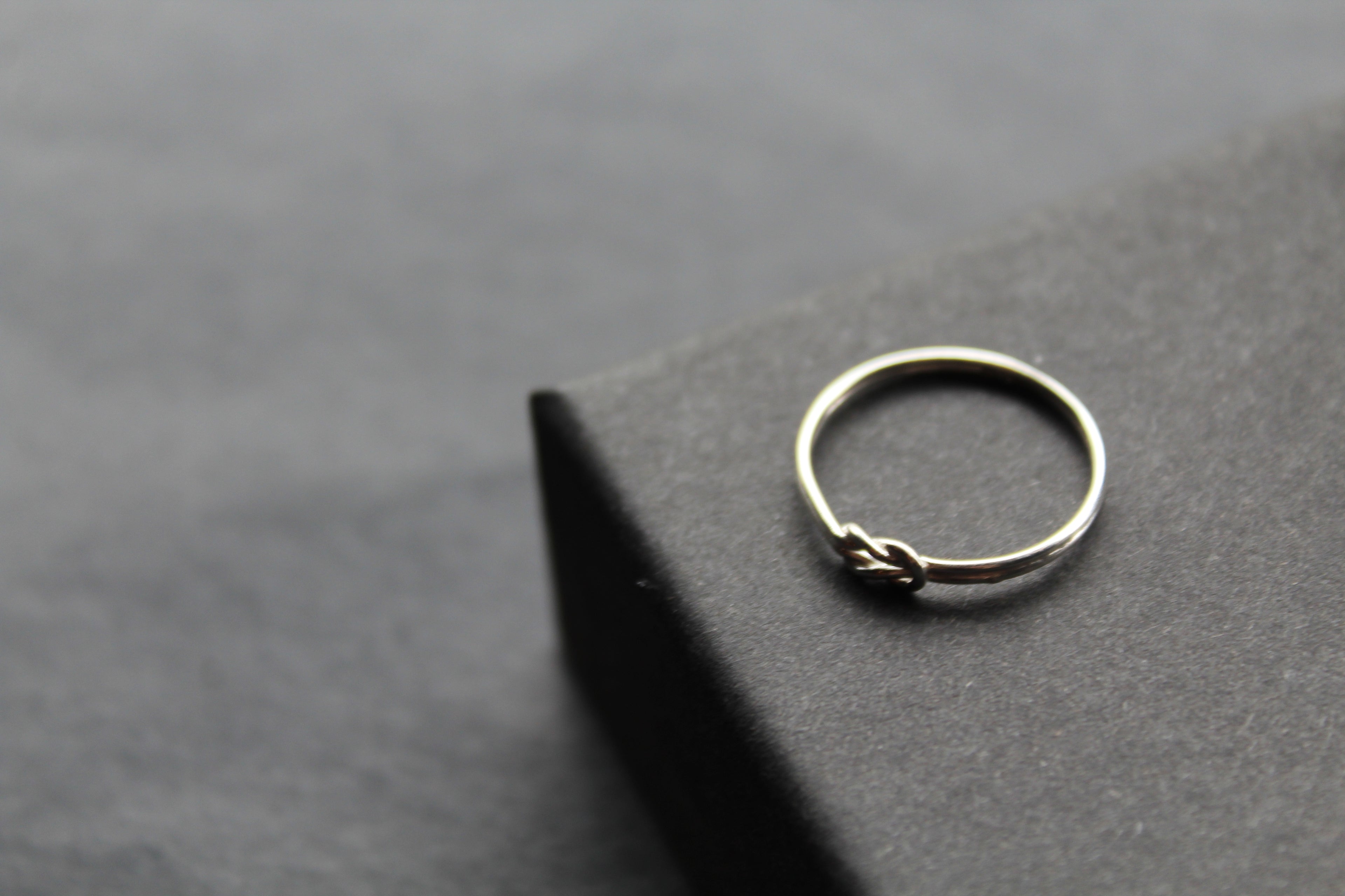 Dainty Infinity Knot Ring