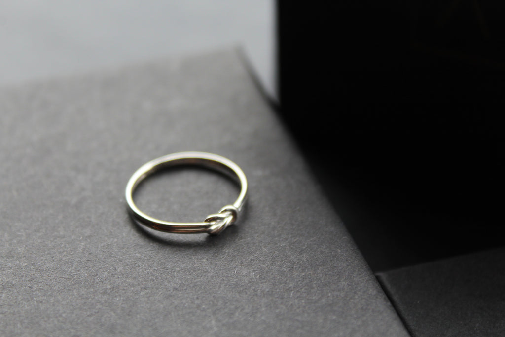 Dainty Infinity Knot Ring
