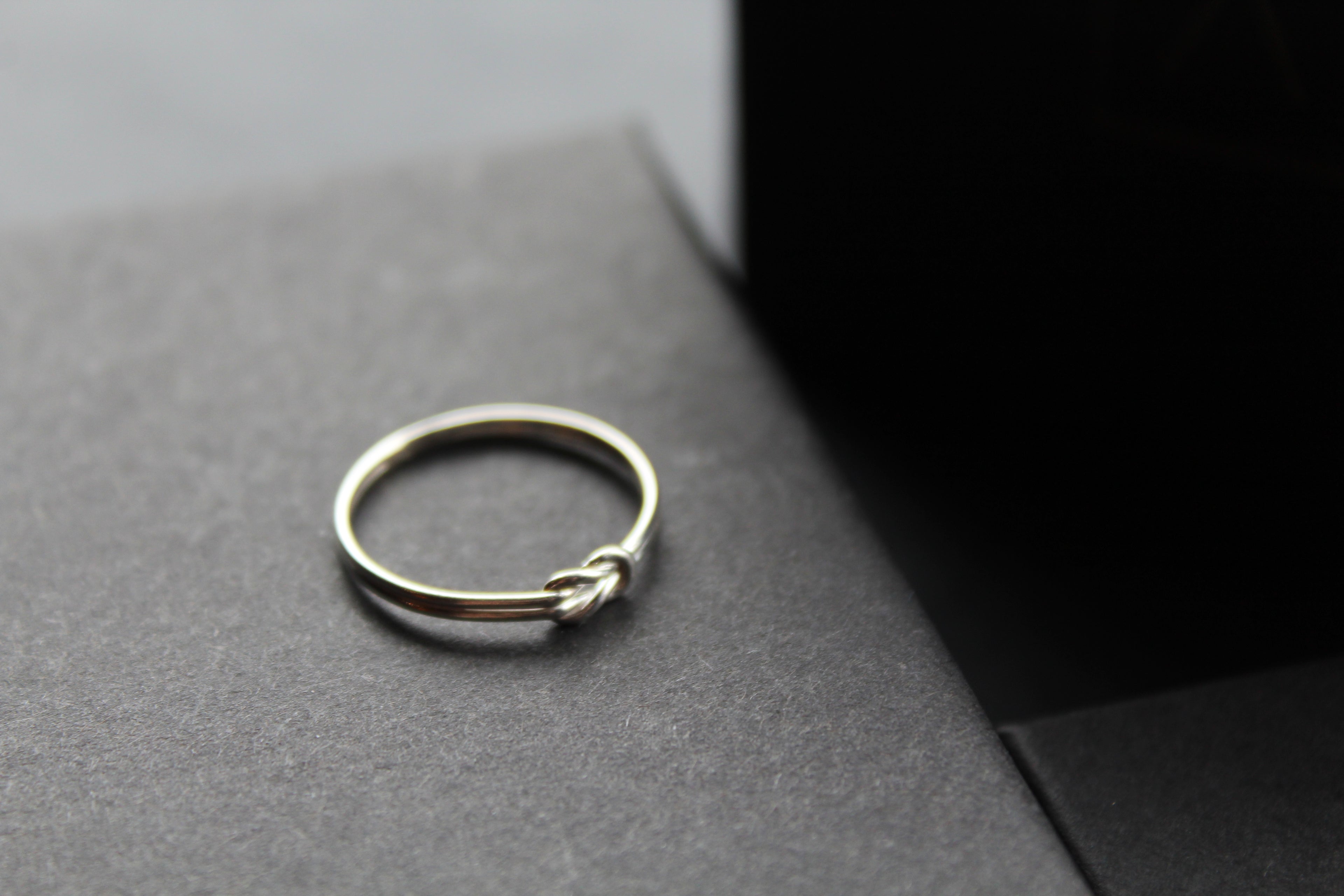 Dainty Infinity Knot Ring