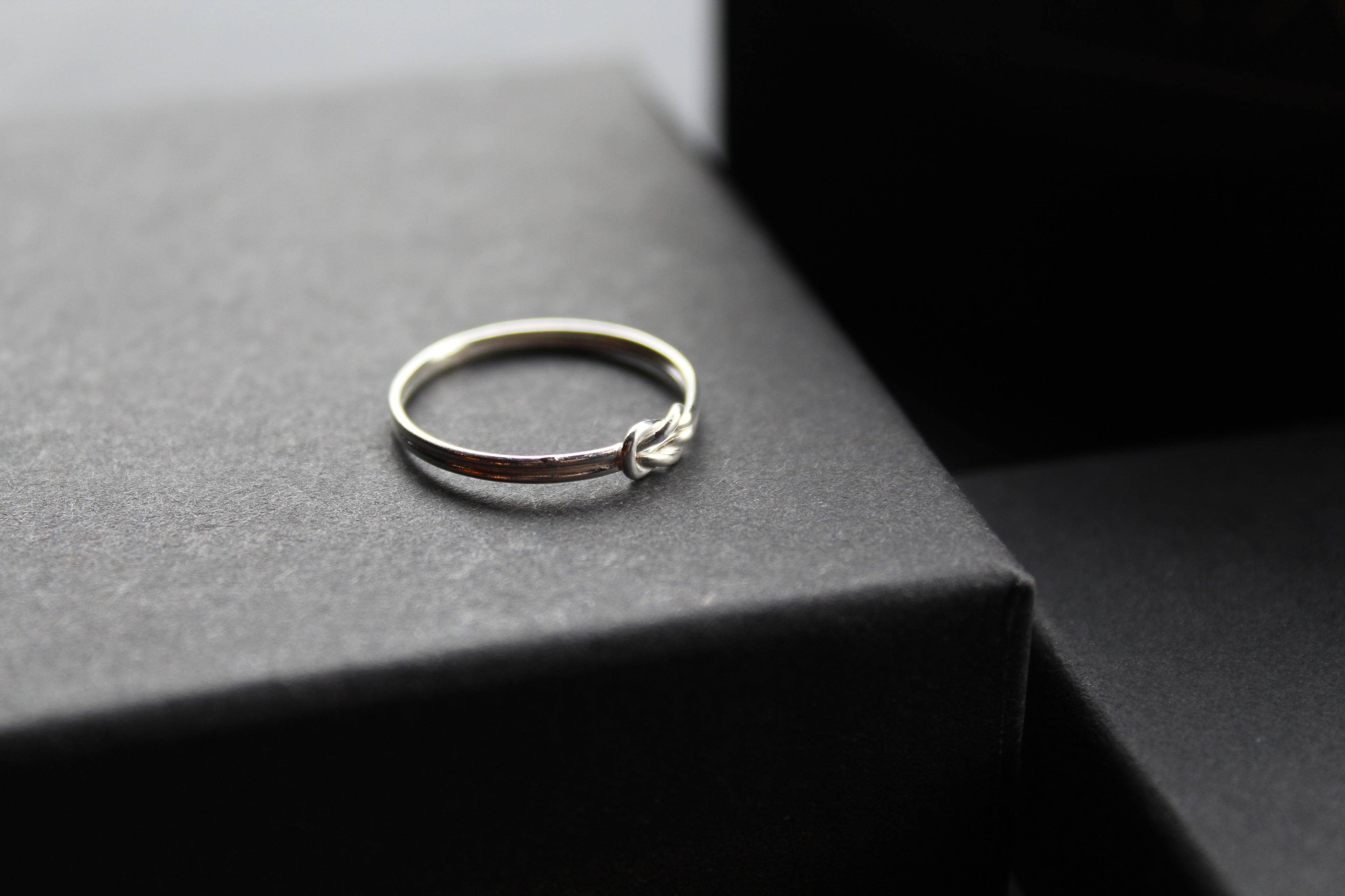 Dainty Infinity Knot Ring