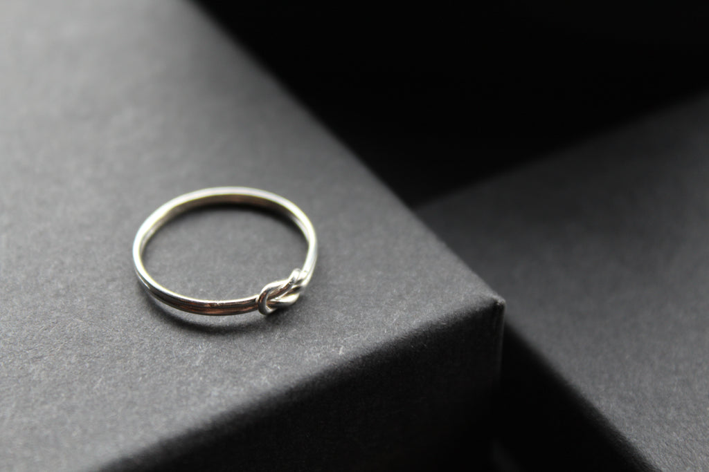 Dainty Infinity Knot Ring