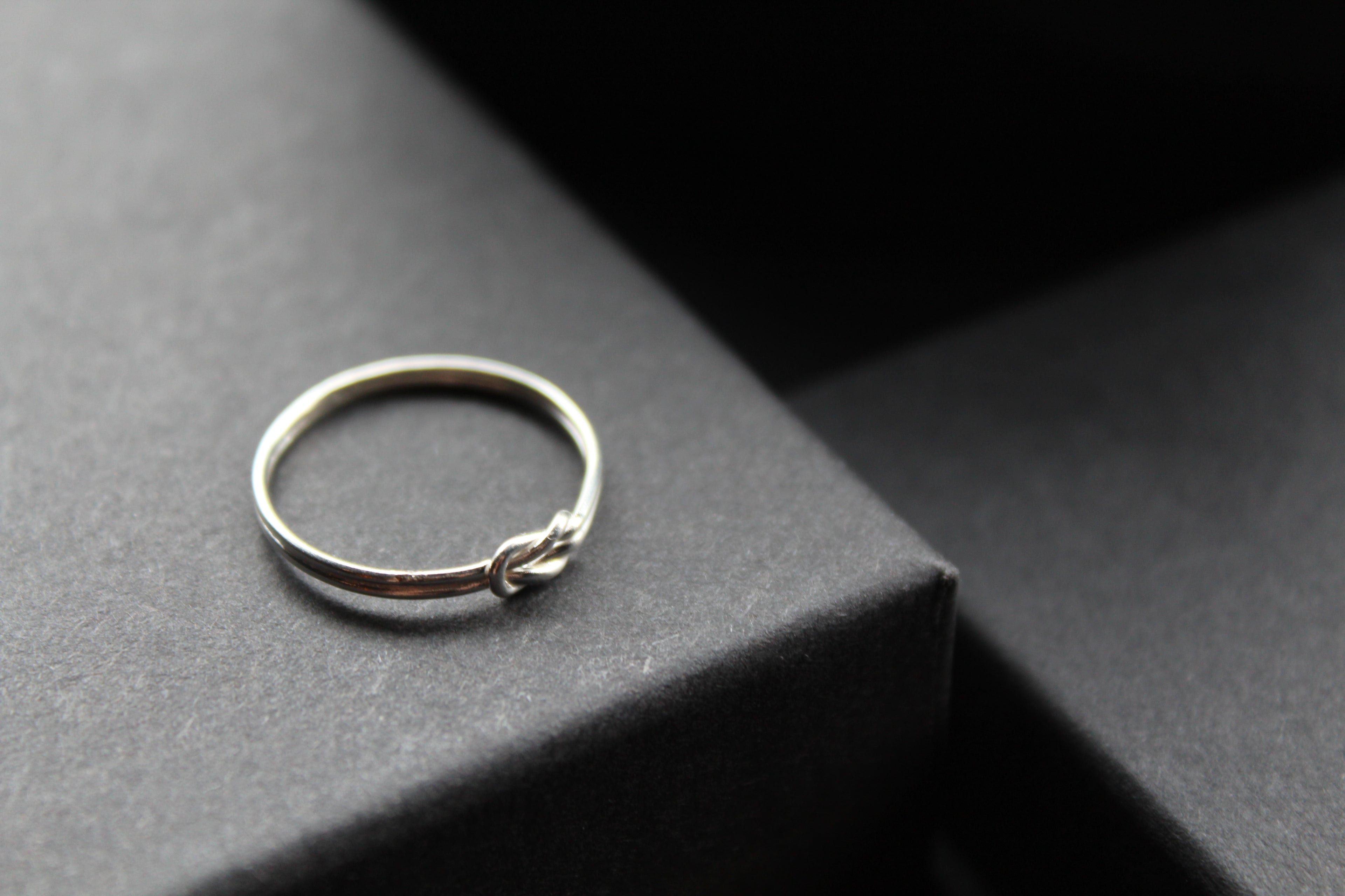Dainty Infinity Knot Ring
