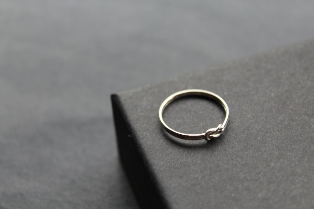 Dainty Infinity Knot Ring