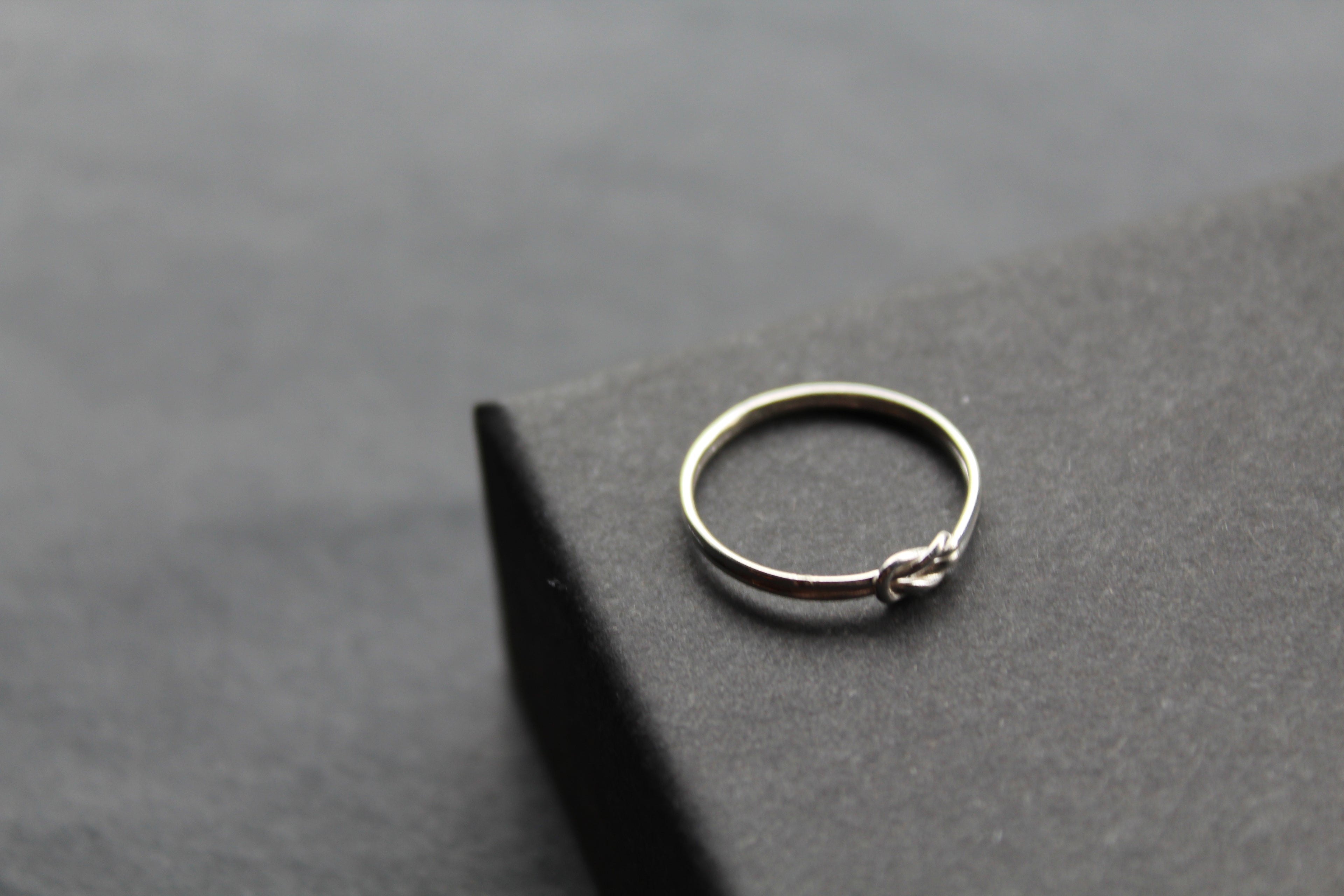 Dainty Infinity Knot Ring