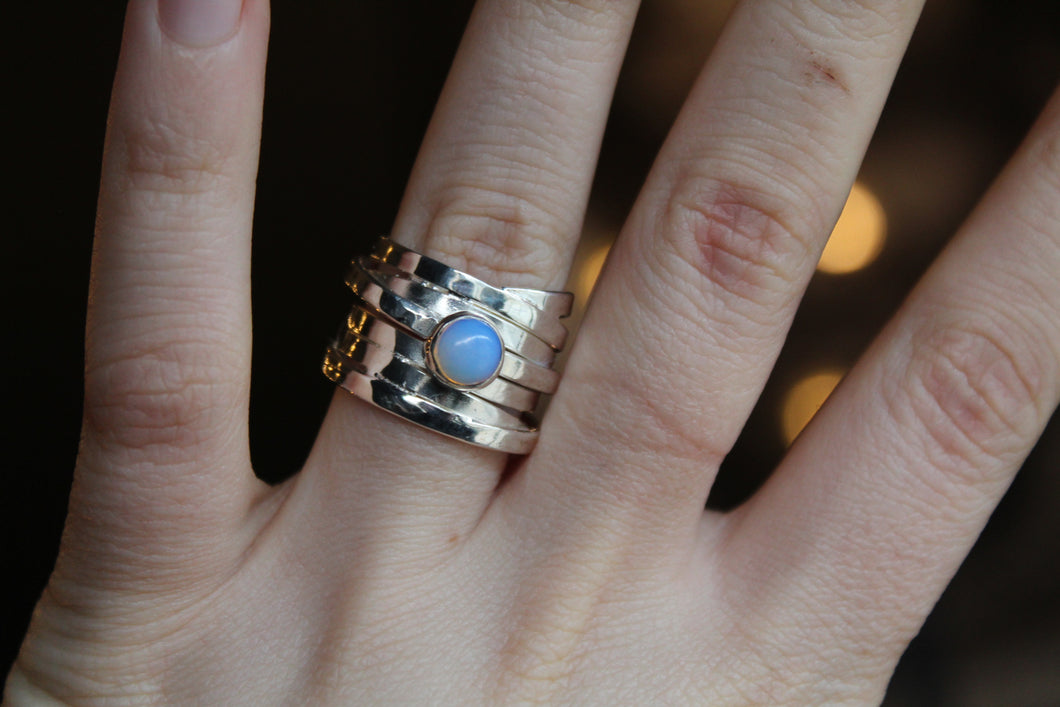 Moonstone Wound Ring
