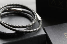 Load image into Gallery viewer, Double Band Thin Leather Bracelet
