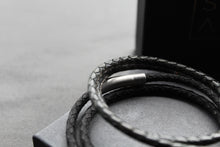 Load image into Gallery viewer, Double Band Thin Leather Bracelet
