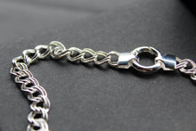 Load image into Gallery viewer, Double Linked Silver Curb Chain Bracelet
