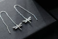 Dragonfly Threaders with Clear CZ Stones