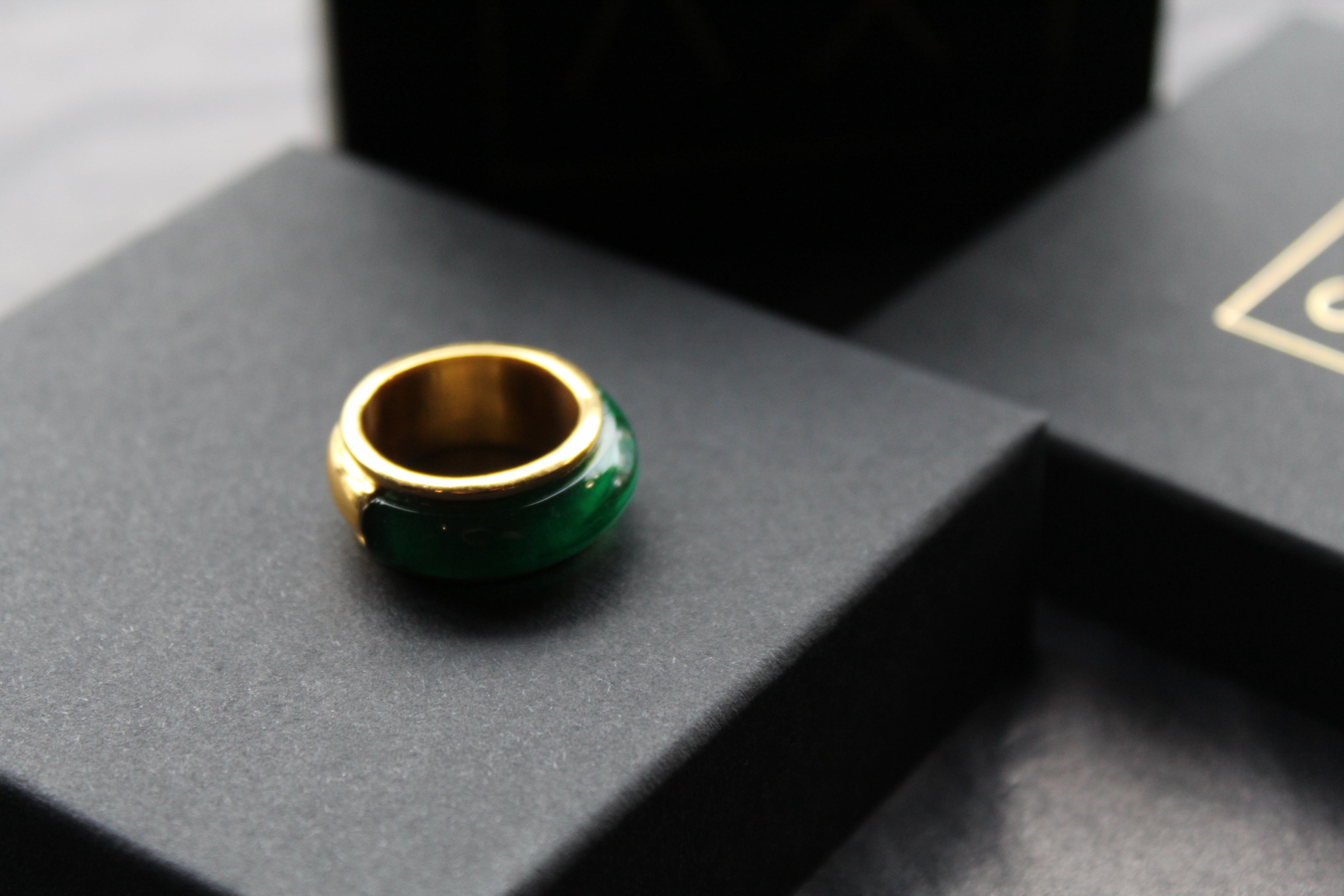 Emerald Green Cocktail Ring