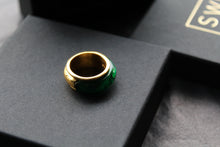 Load image into Gallery viewer, Emerald Green Cocktail Ring
