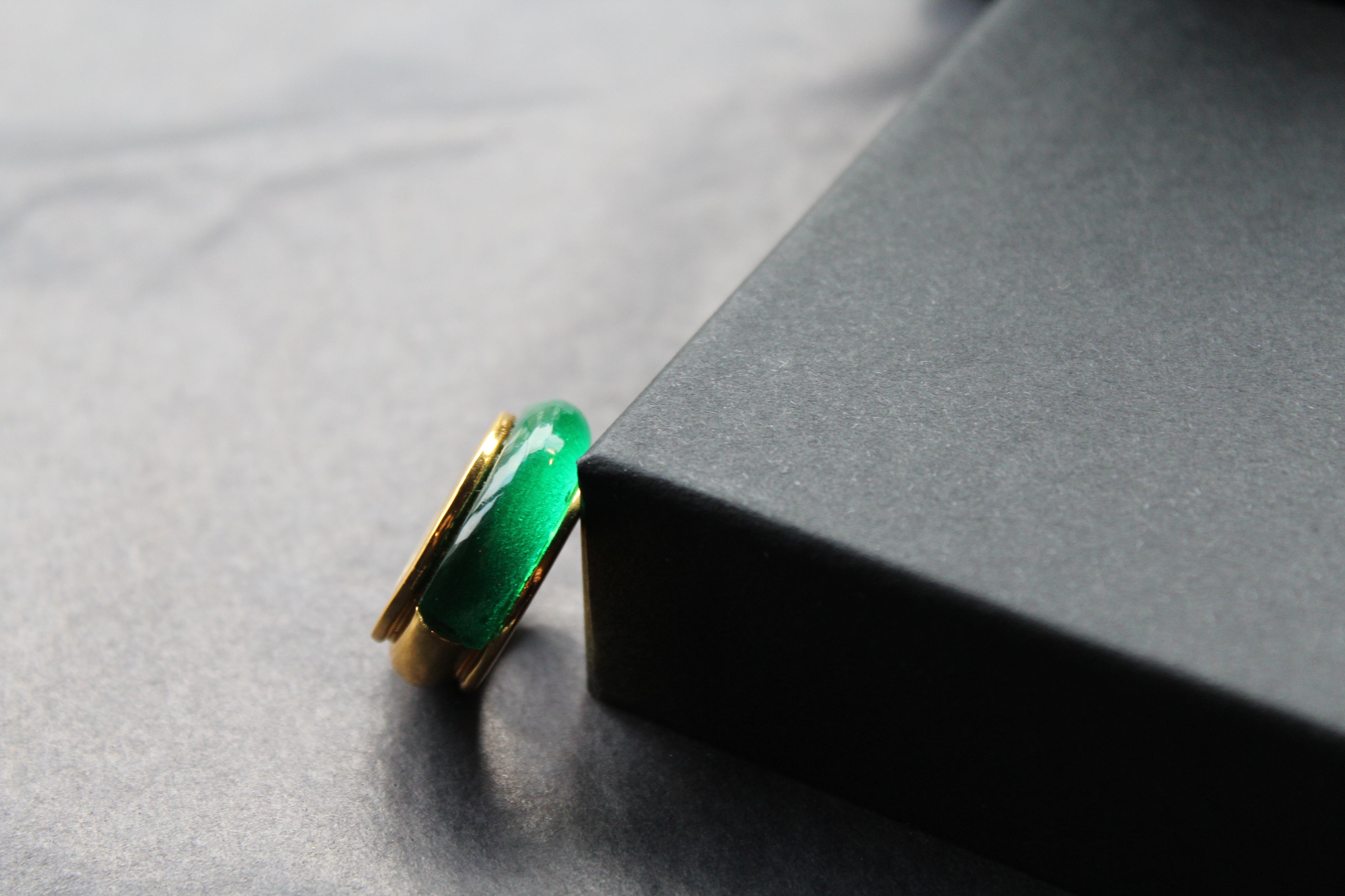 Emerald Green Cocktail Ring