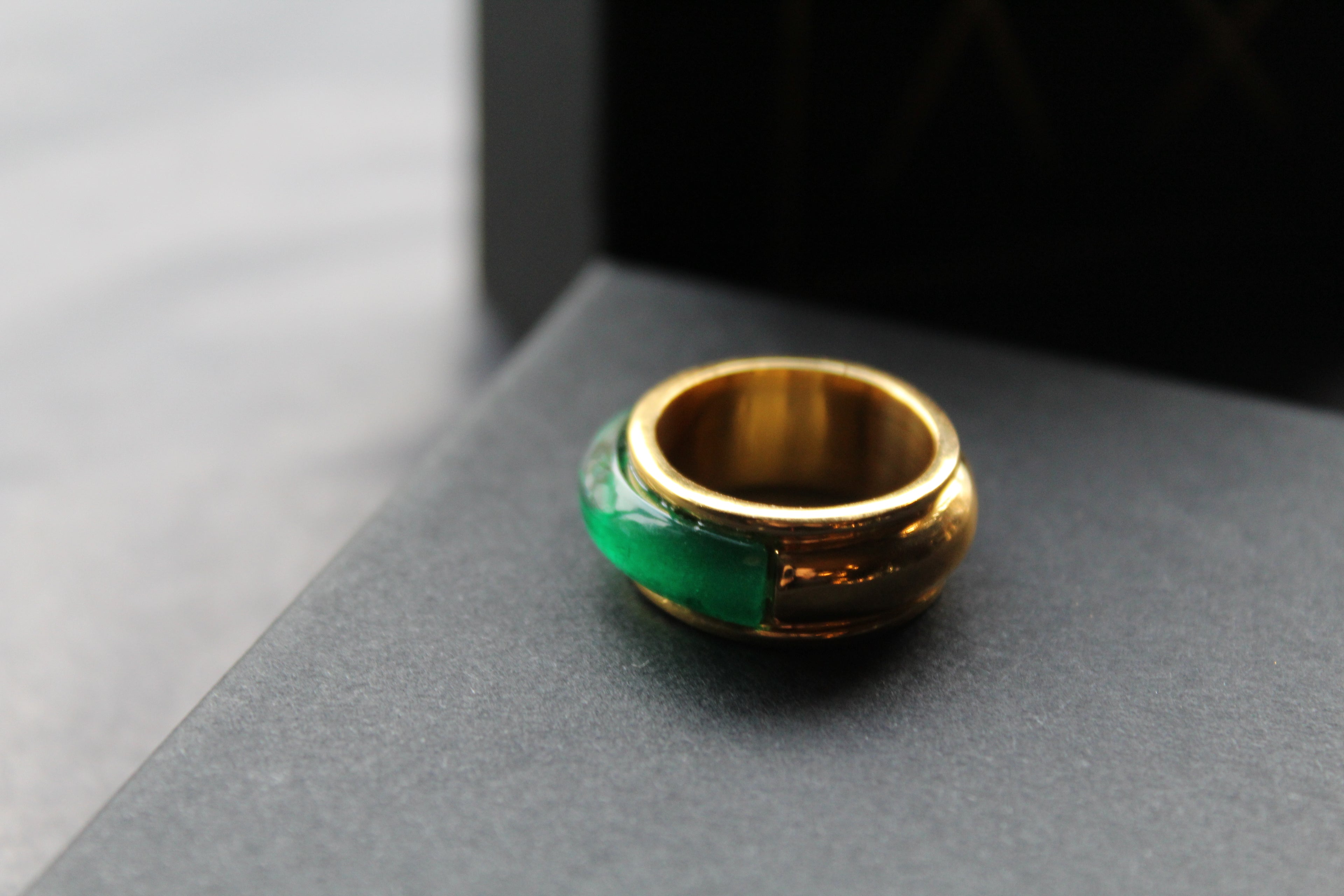 Emerald Green Cocktail Ring