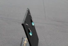 Load image into Gallery viewer, Faceted Aqua Chalcedony Drop Earrings
