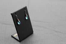 Load image into Gallery viewer, Faceted Aqua Chalcedony Drop Earrings
