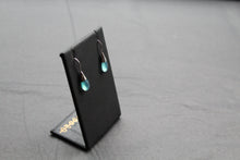 Load image into Gallery viewer, Faceted Aqua Chalcedony Drop Earrings
