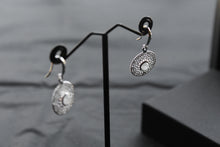 Load image into Gallery viewer, Filligree Moonstone Earrings
