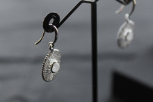 Load image into Gallery viewer, Filligree Moonstone Earrings

