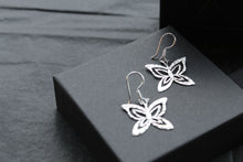 Load image into Gallery viewer, Fine Hammered Butterfly Earrings
